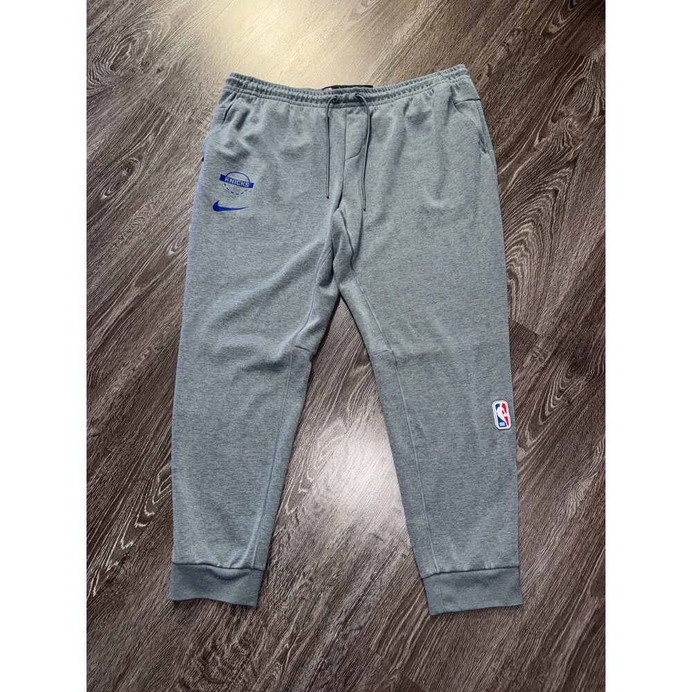 Men's 2XL-T Nike NBA New York Knicks PE Team Issued On-Court Travel Sweatpants